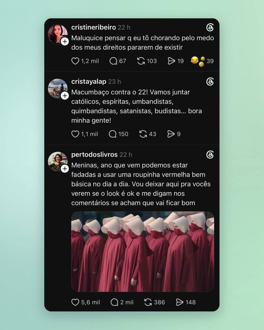 Chorões no threads